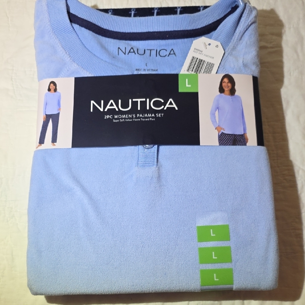 Nautica Light Blue Women's Pajama Set
